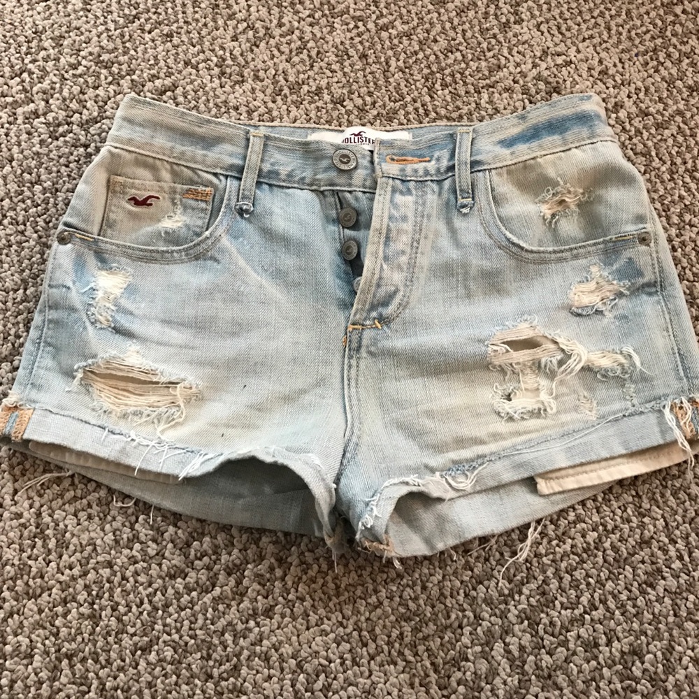 Hollister jean shorts