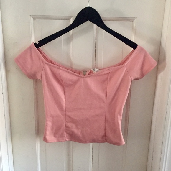 Tobi Cropped Off the Shoulder Top - Picture 1 of 3