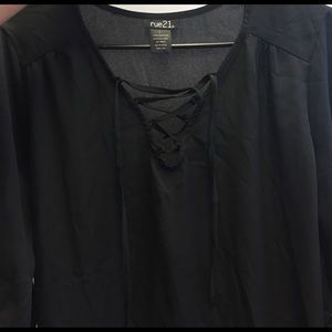Black rue21 blouse