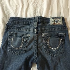 True Religion Cropped jeans size 25