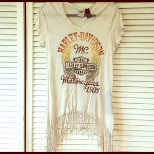 Wore Once ! Harley Davidson top with fridge