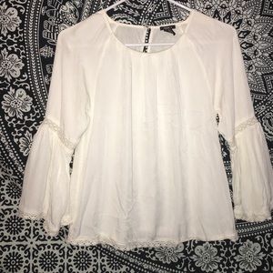 White peasant top