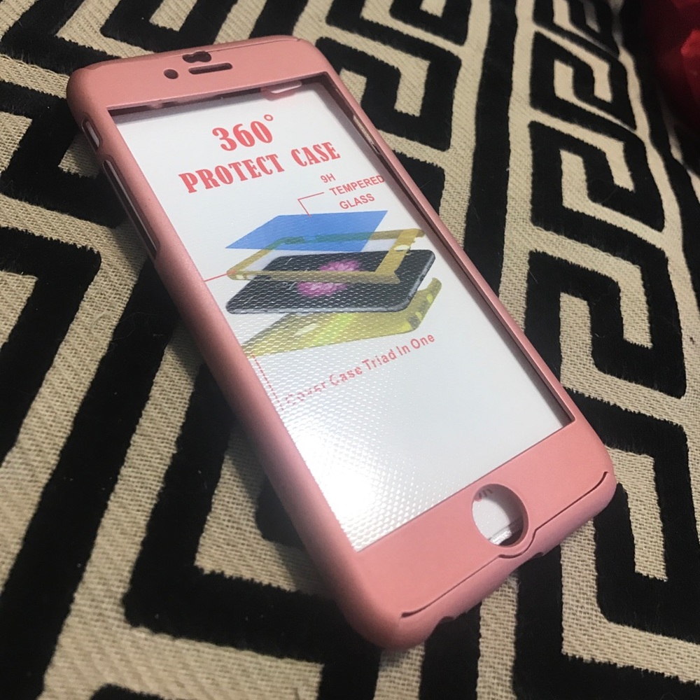 rosegold shockproof 360protection iPhone 6/6s case