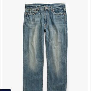 a pair of men's 363 vintage lucky brand jeans
