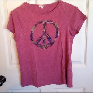 Peace Sign T-Shirt, Size L