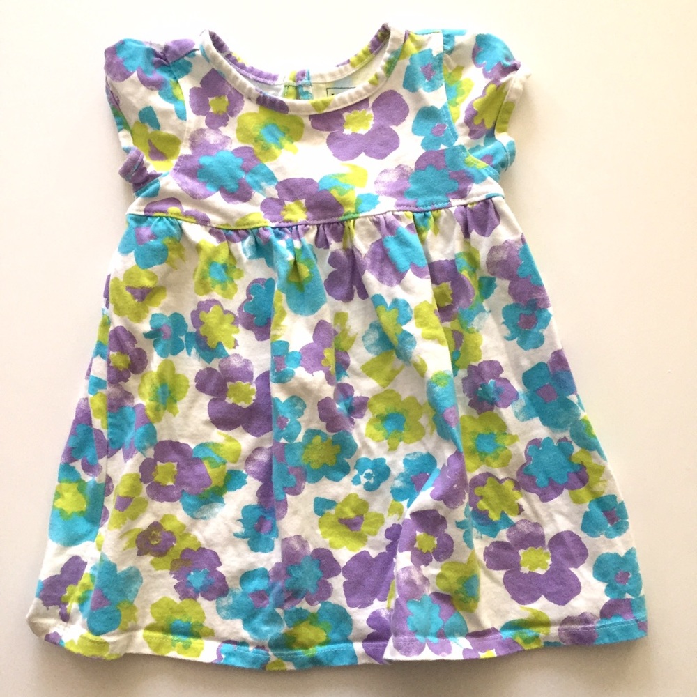 L.L. Bean Floral cotton dress