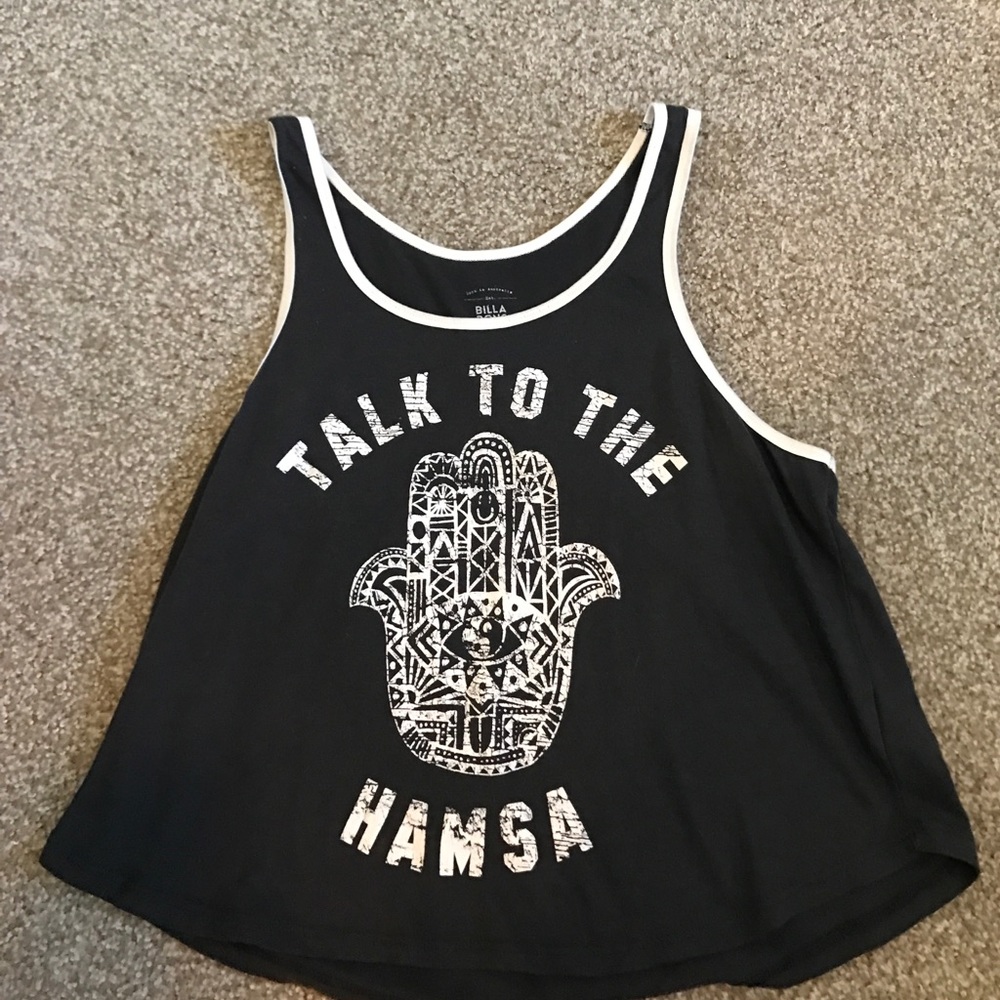 Xs Billabong Boho "Talk to the Hamsa" shirt