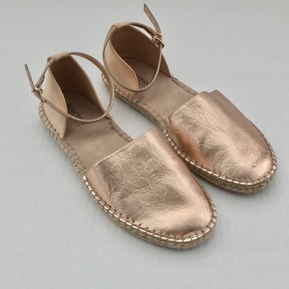 Kenneth Cole Reaction Rose Gold Espadrilles