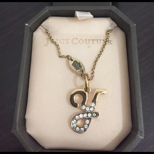 Juicy couture Y initial necklace