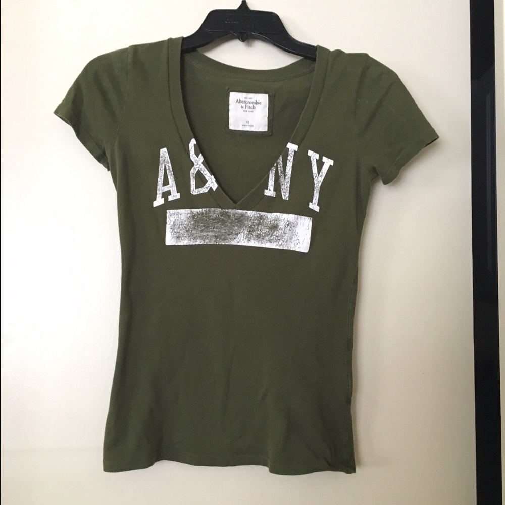 Deep v neck tee