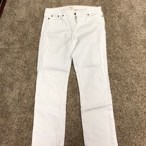 J. Crew white jeans
