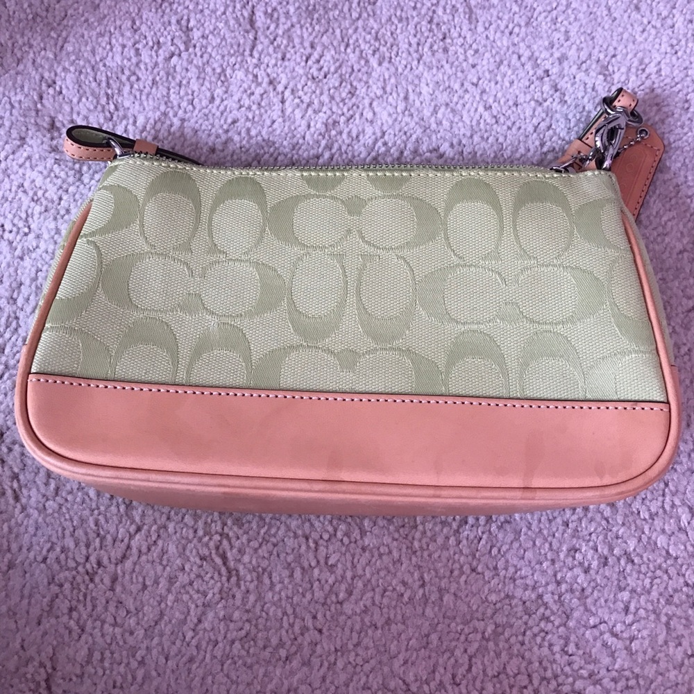 Green Coach Signature Purse