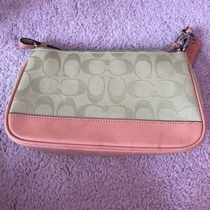 Green Coach Signature Purse