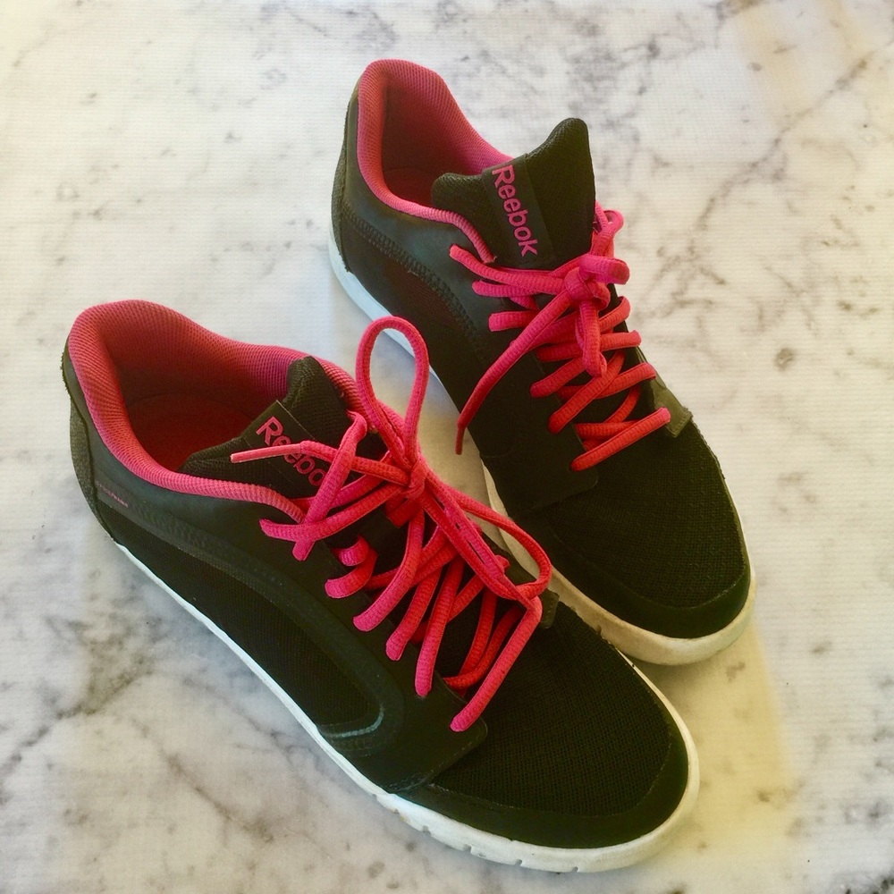 Rebook Black & Pink Shoes