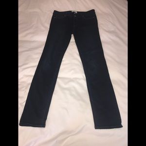 PAIGE Midnight Blue Skyline Skinny Jeans Size 28