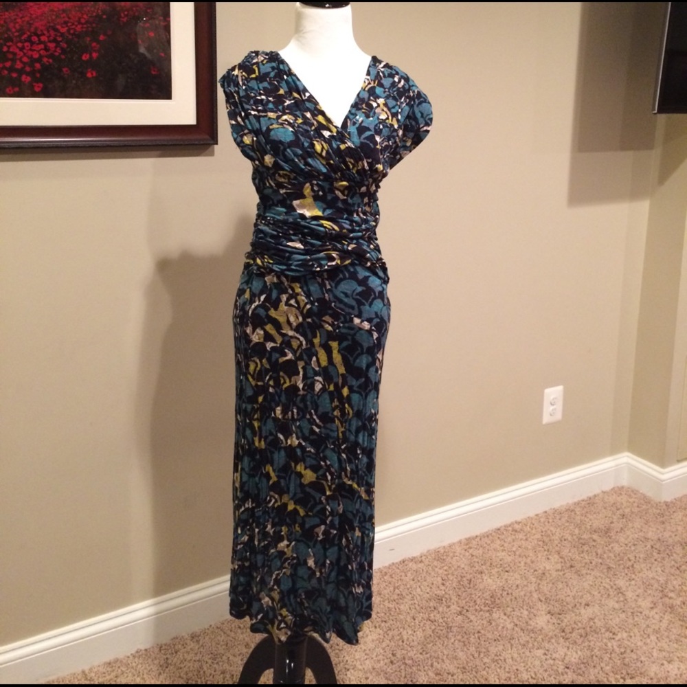 Anthropologie Botanica Dusk Dress