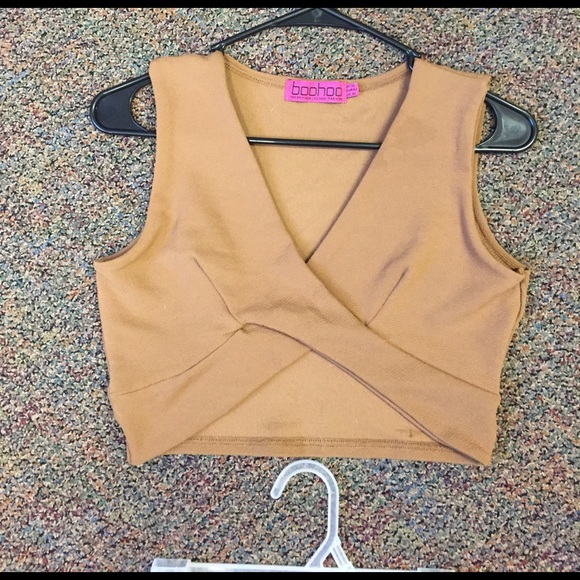 Boohoo tan midi two piece set - Picture 2 of 2