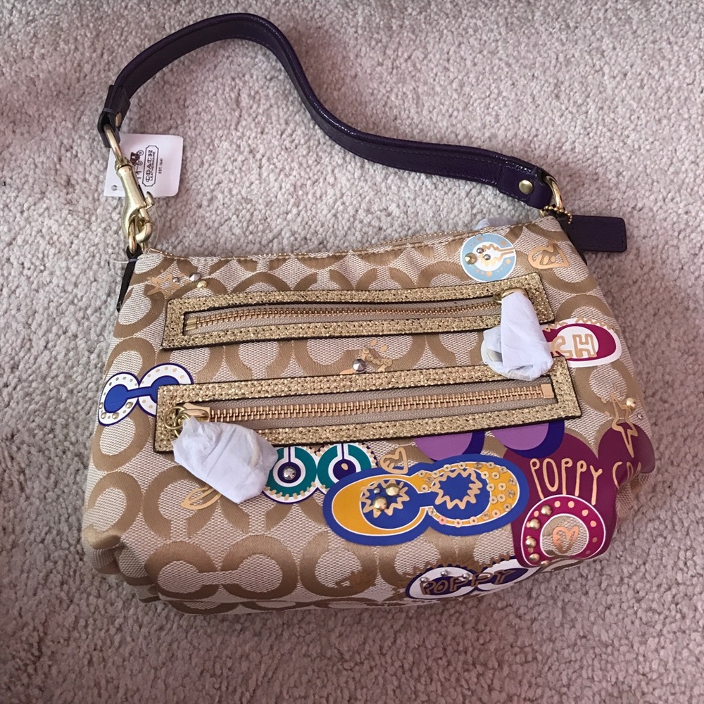 Coach Poppy Shoulder Bag with Tags