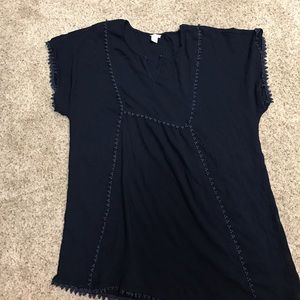 J. Crew gauze cover up