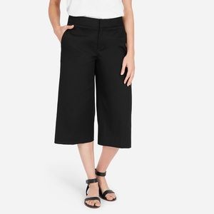 Everlane black culottes size 4