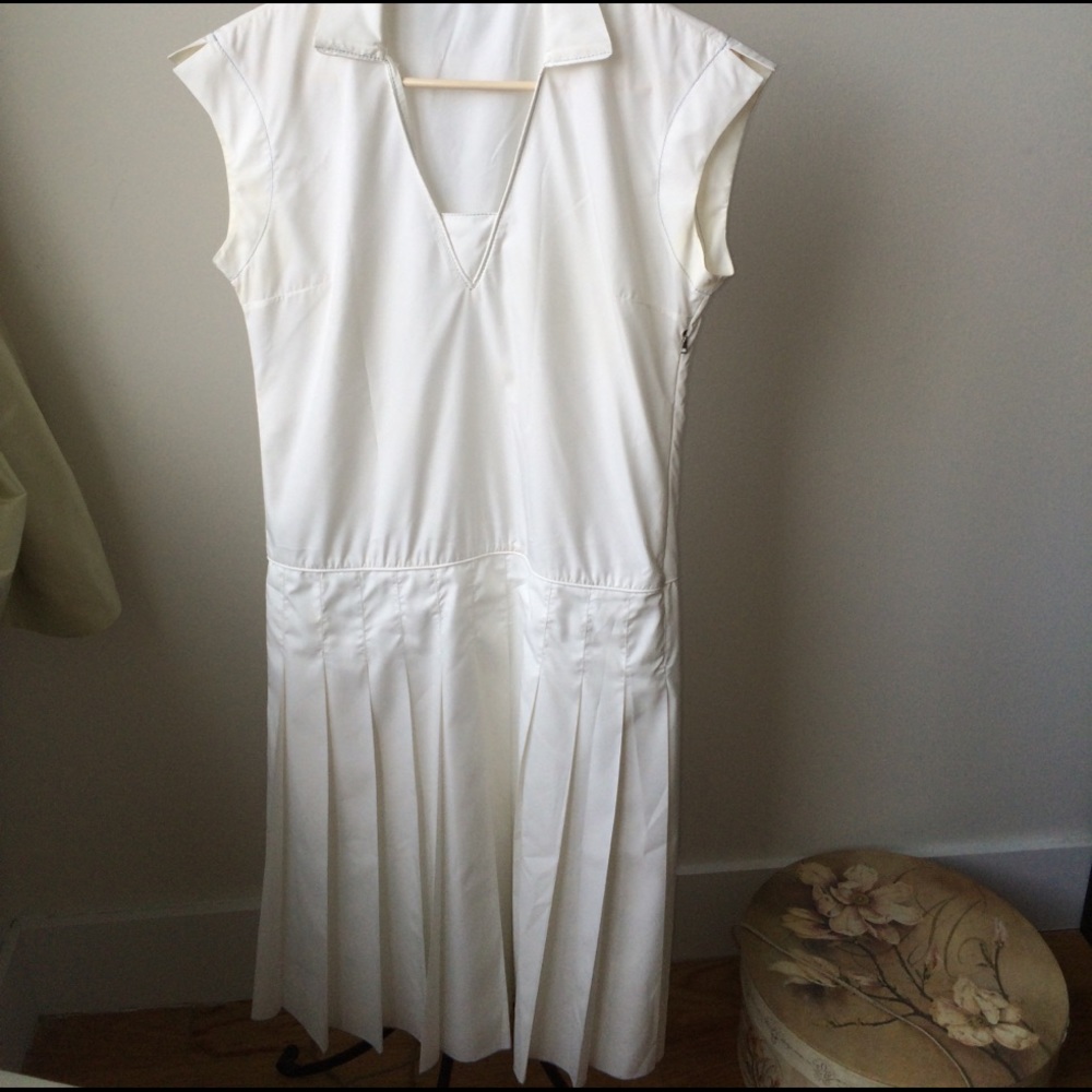 Prada White Tennis Dress Size 42 (US Size 2-4)