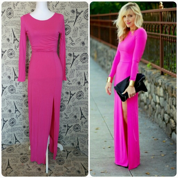 Missguided Dresses & Skirts - Missguided pink maxi dress