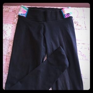 Vs pink flat waist yoga pant