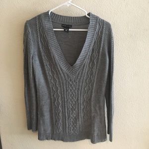 Dark Gray Cozy New York and Company Sweater