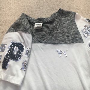 PINK shirt with sequins