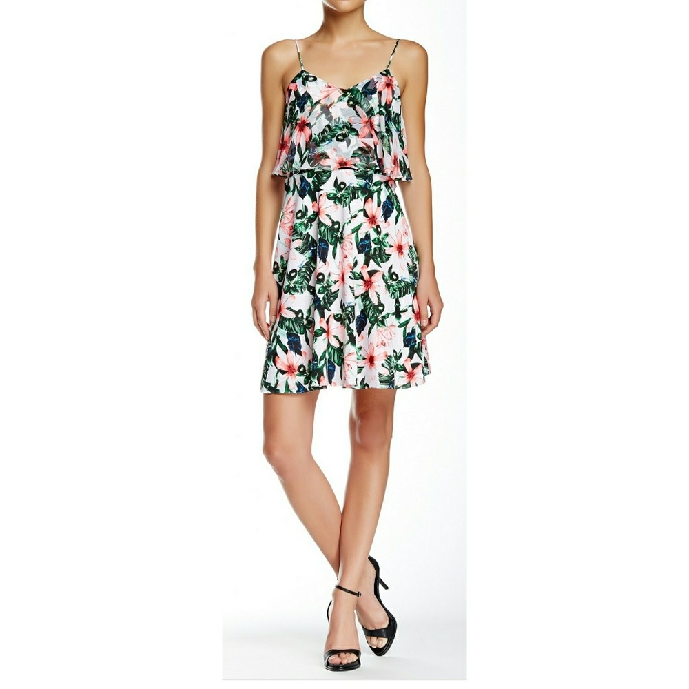 Vince Camuto Jungle Lily Floral Dress