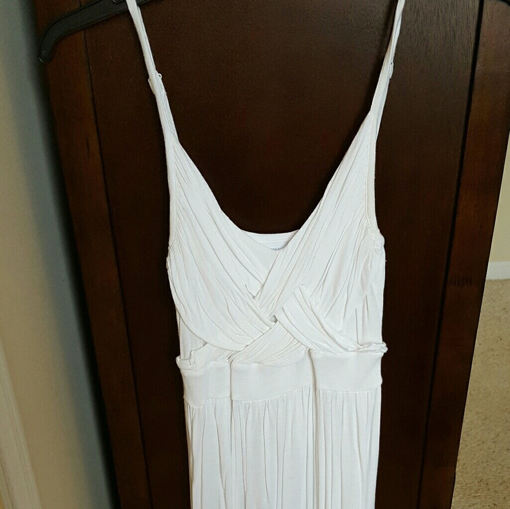 White New York & Company Spaghetti Strap Dress
