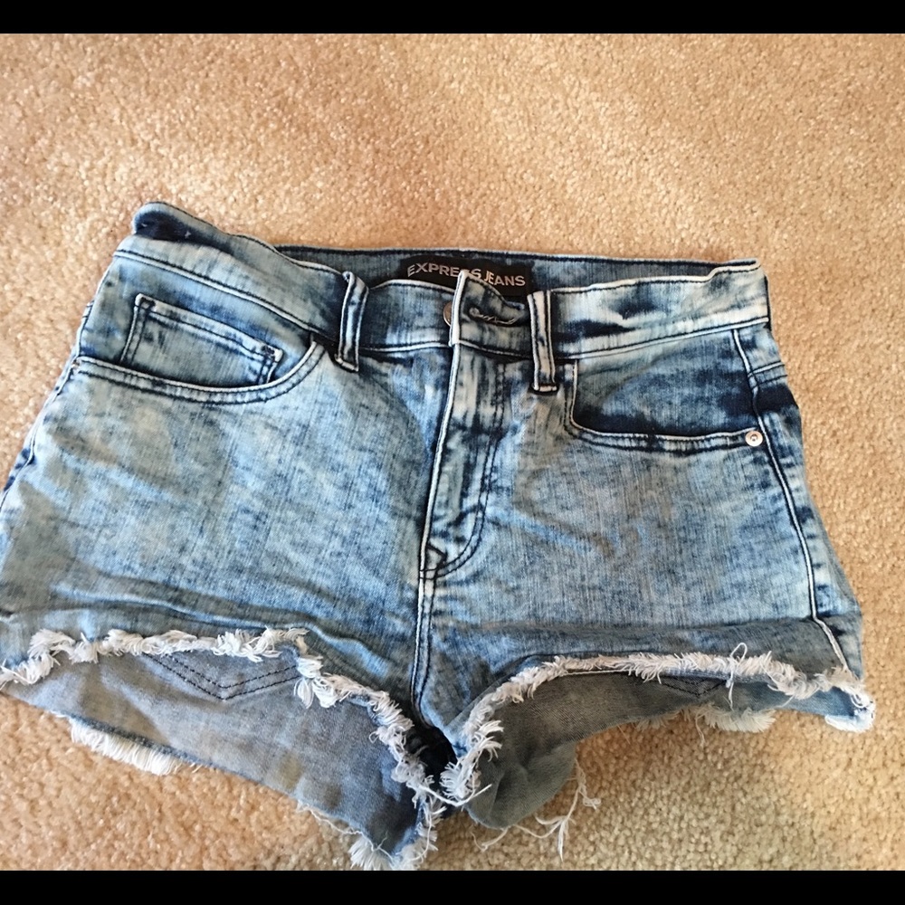 Express jean shorts