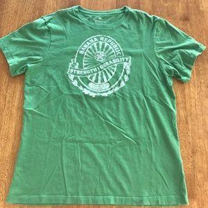 Men's Green Banana Republic T-shirt
