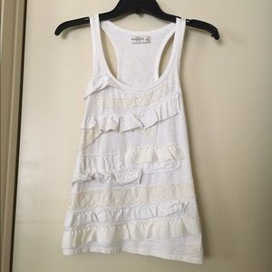 White racerback sleeveless