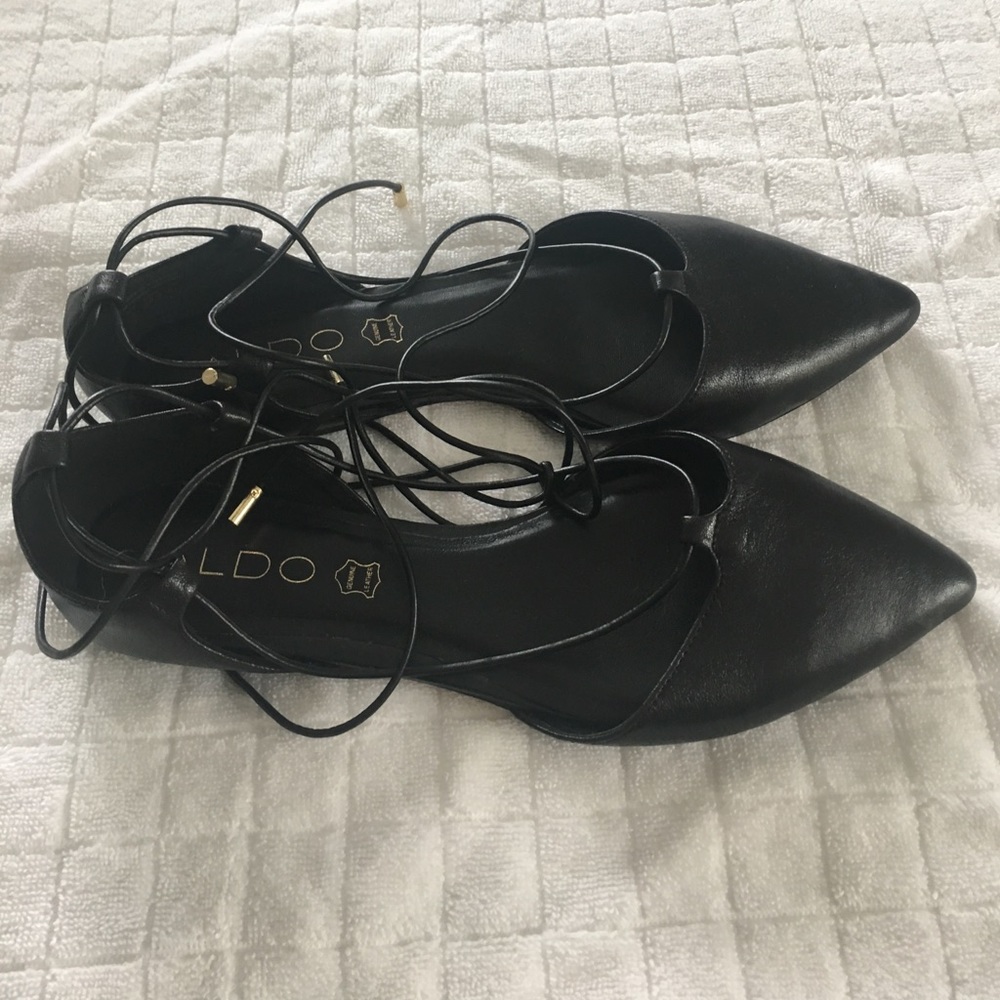 Aldo lace up flats