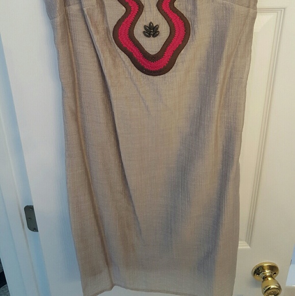 Light Brown Work/Casual Dress - Picture 2 of 3