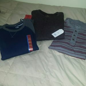 3 Men's size Large thermal shirts bundle