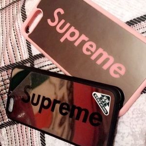 ✨supreme mirror iPhone case✨