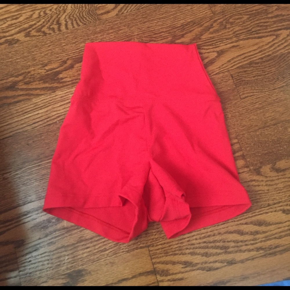Red spandex