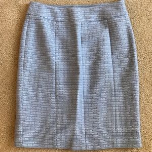 Salvatore Ferragamo Blue Quilted Skirt