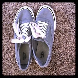 Gray sneakers