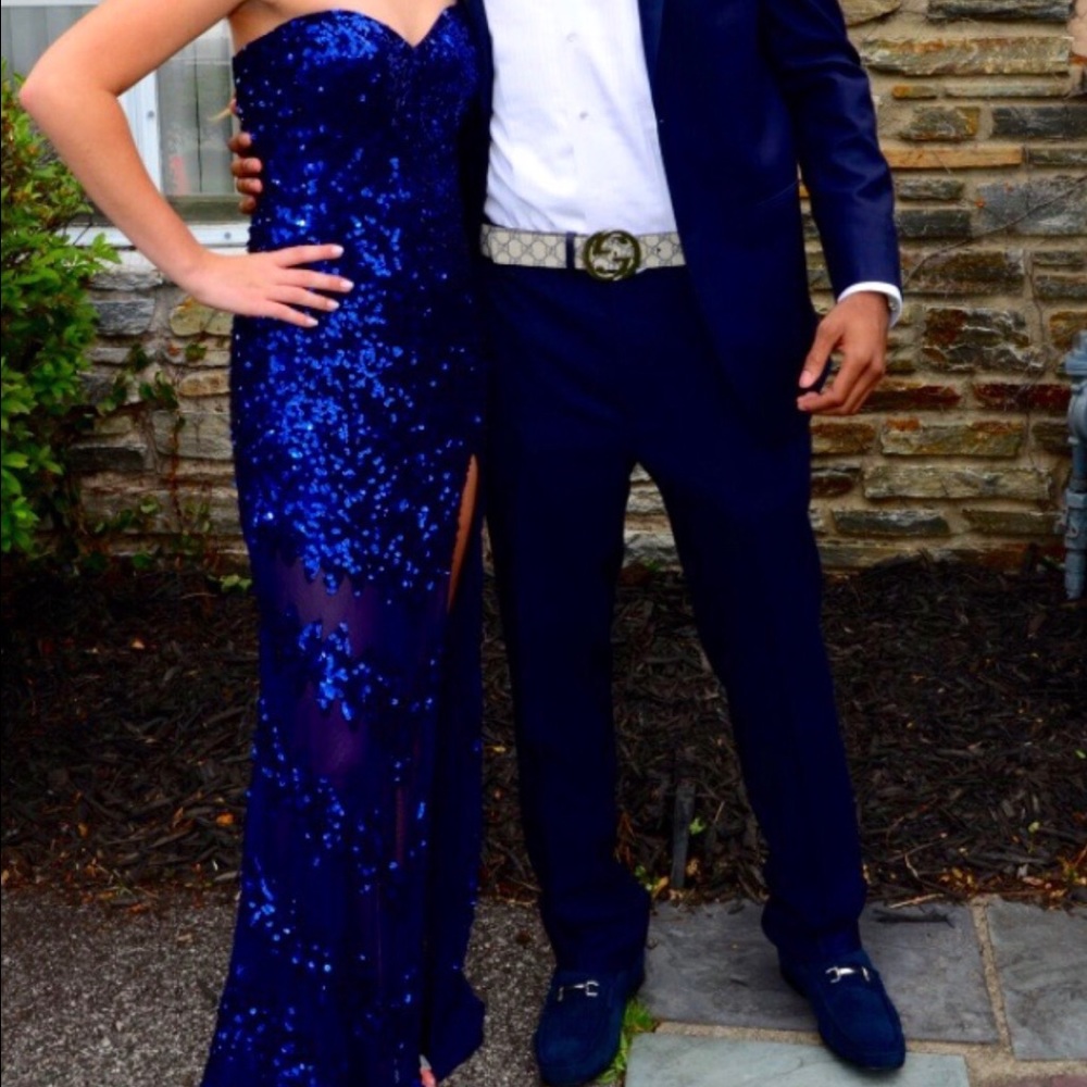 2016 Primavera Couture Prom dress side 0! Fits 2!