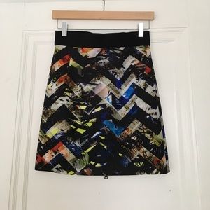 Neoprene Milly mini skirt