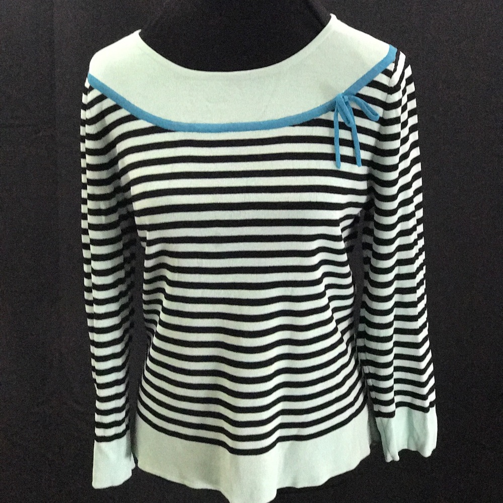 Cable & Gauge Striped Sweater