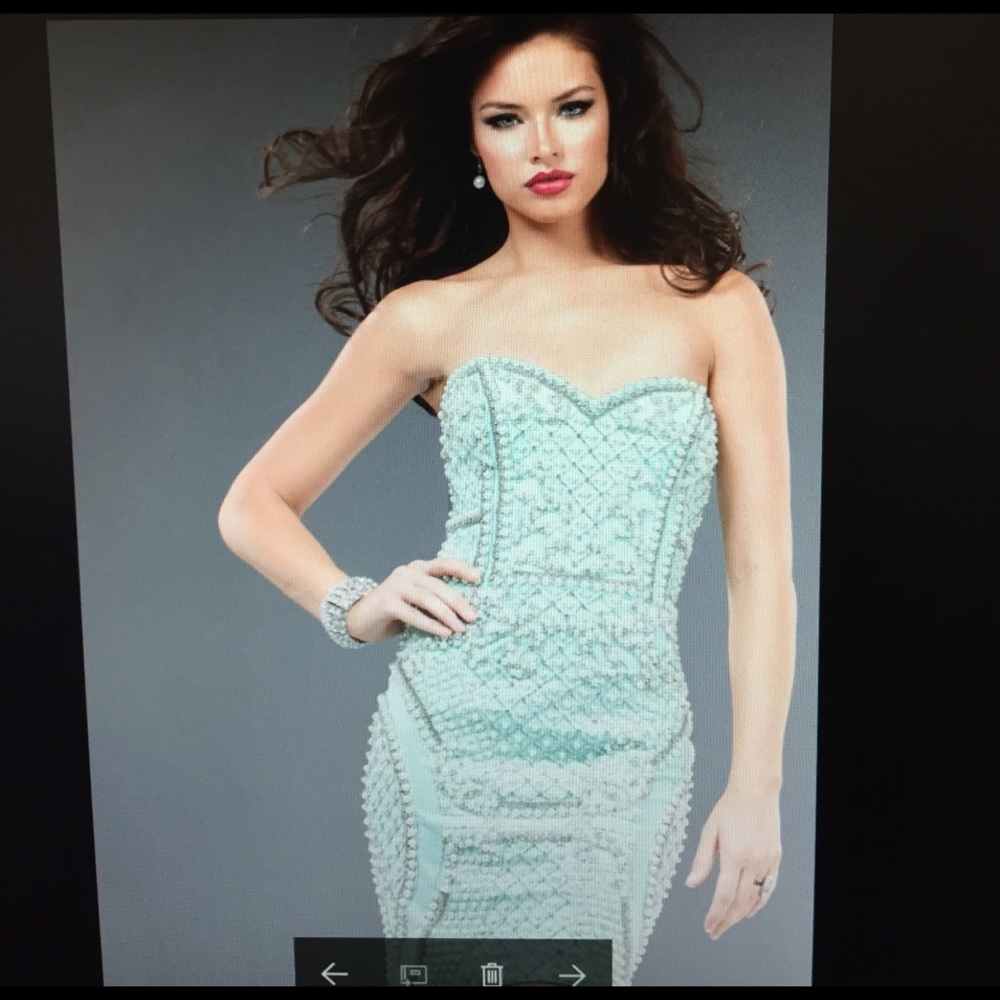 Jovani formal pageant engagement prom bridal dress
