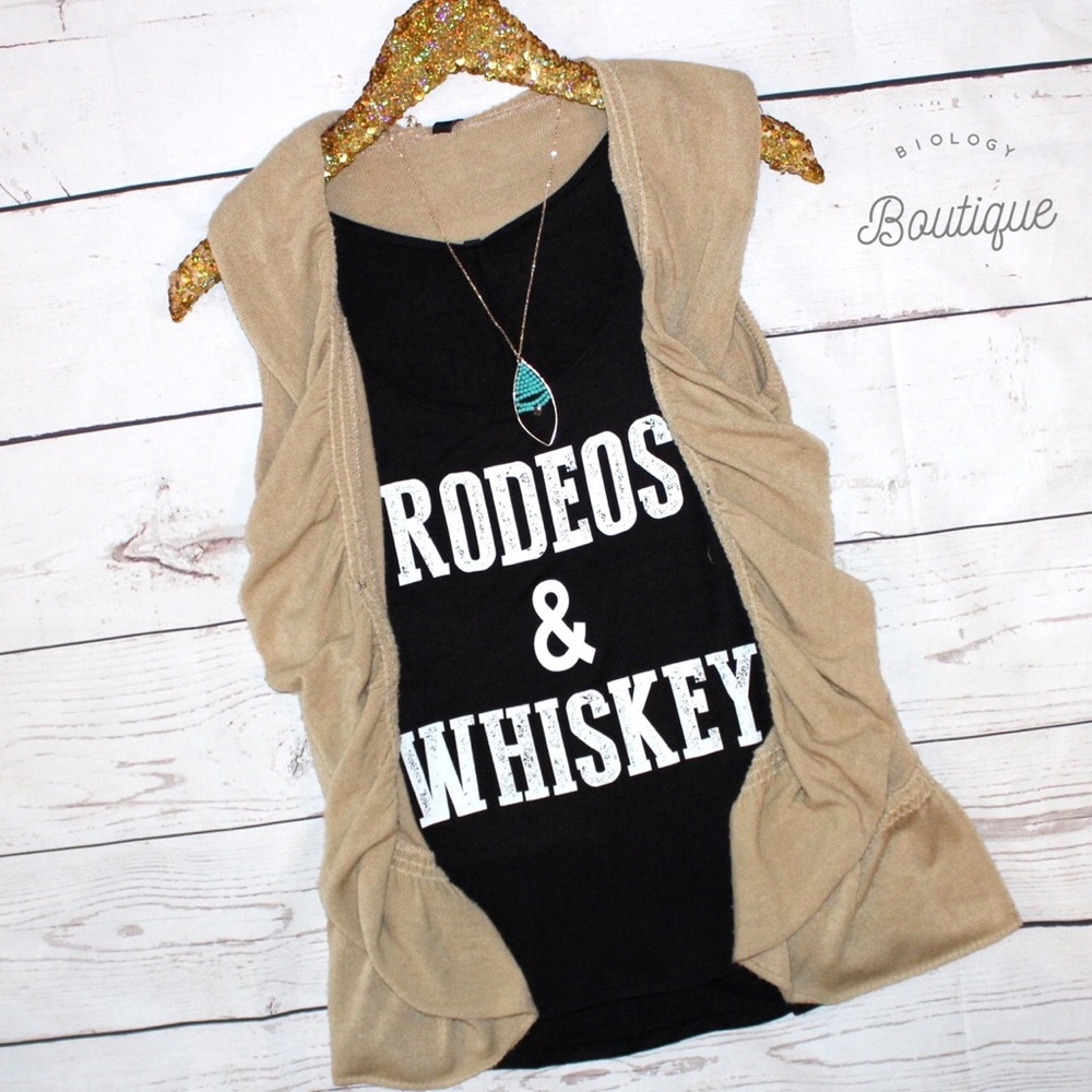 Rodeos and Whiskey Tank Top