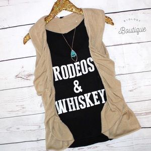 Rodeos and Whiskey Tank Top