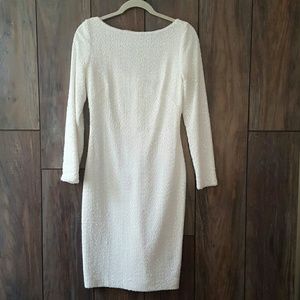 Ralph Lauren scoop back long sleeve sequin dress