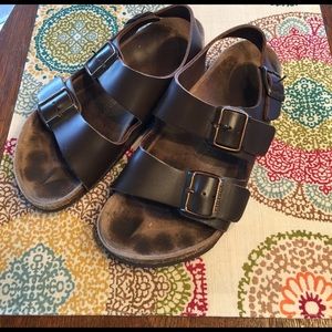 Dark Brown Birkenstocks