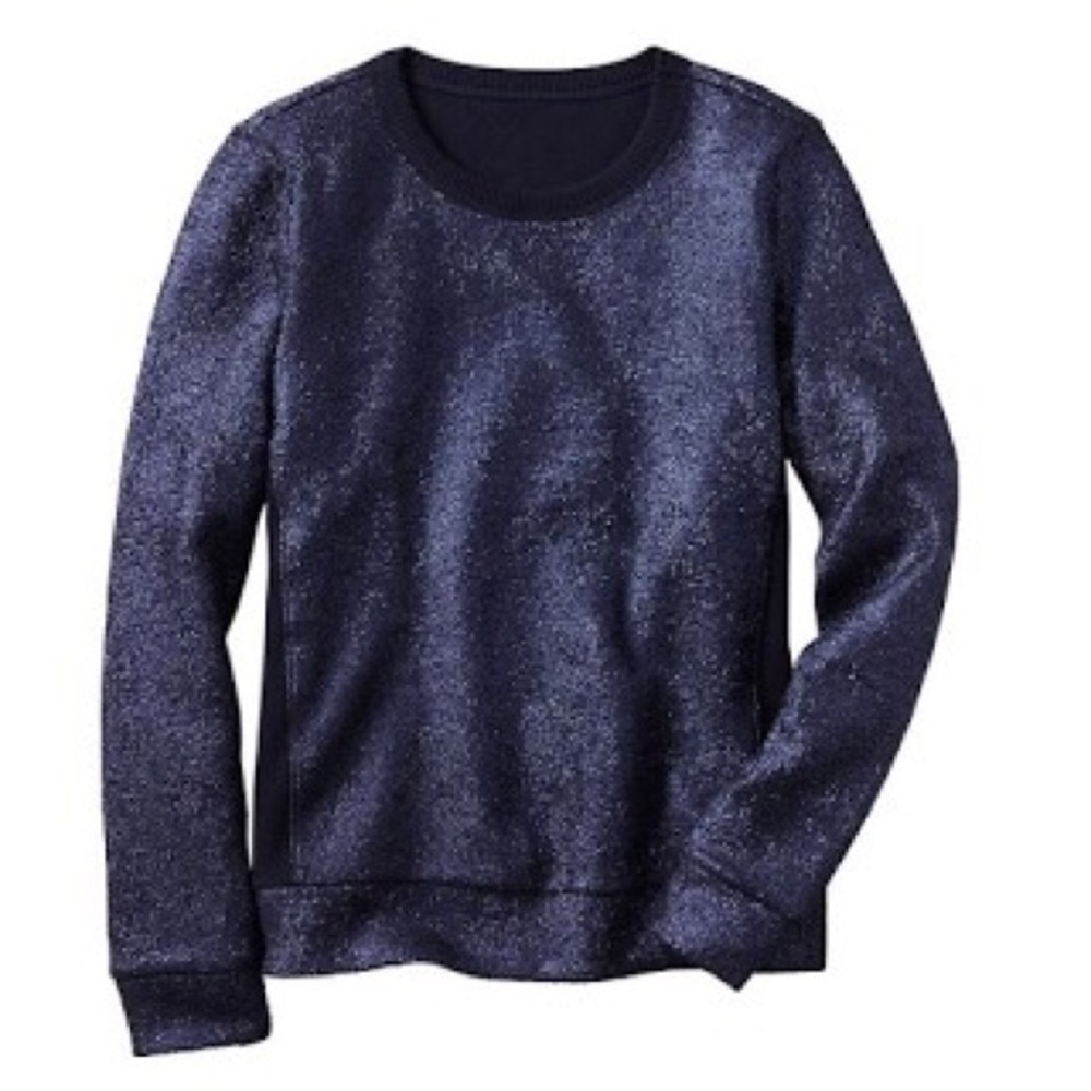 Gap metallic navy sweatshirt